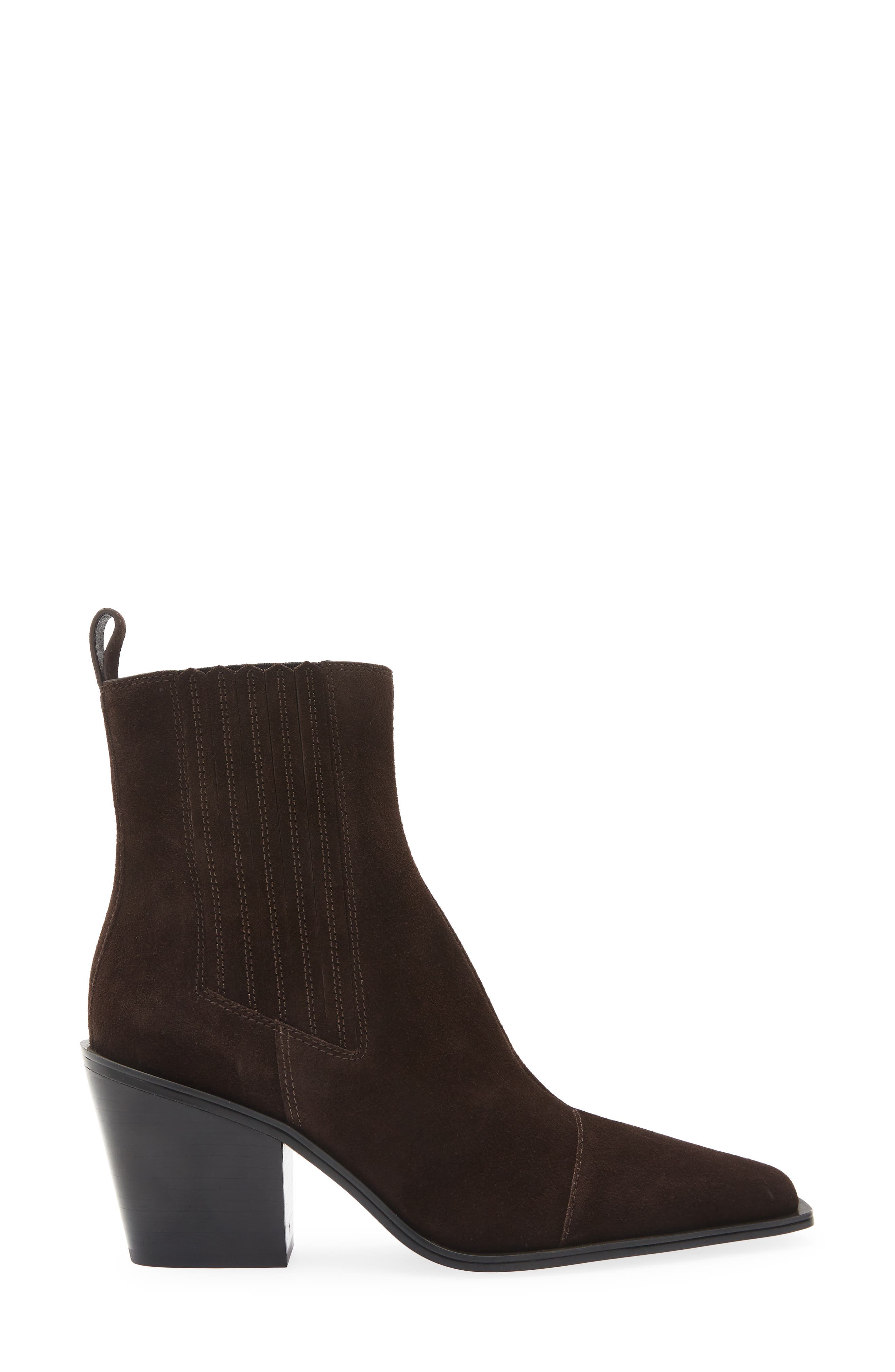 Newbury Chelsea Boot, Alternate, color, DARK CHOCOLATE SUEDE