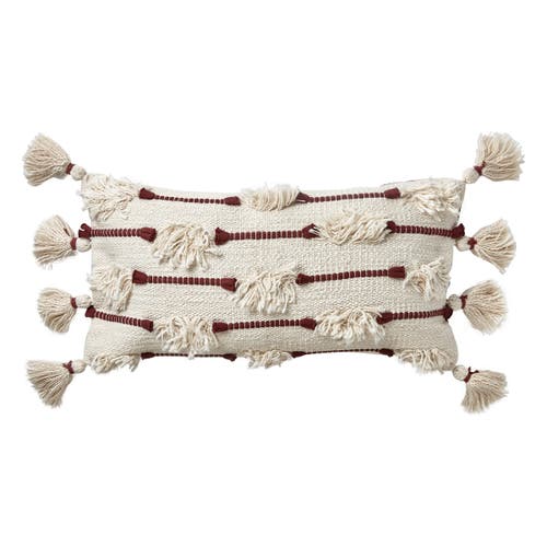 Tag Village Handwoven Multicolor Cotton Throw Pillow Decorative