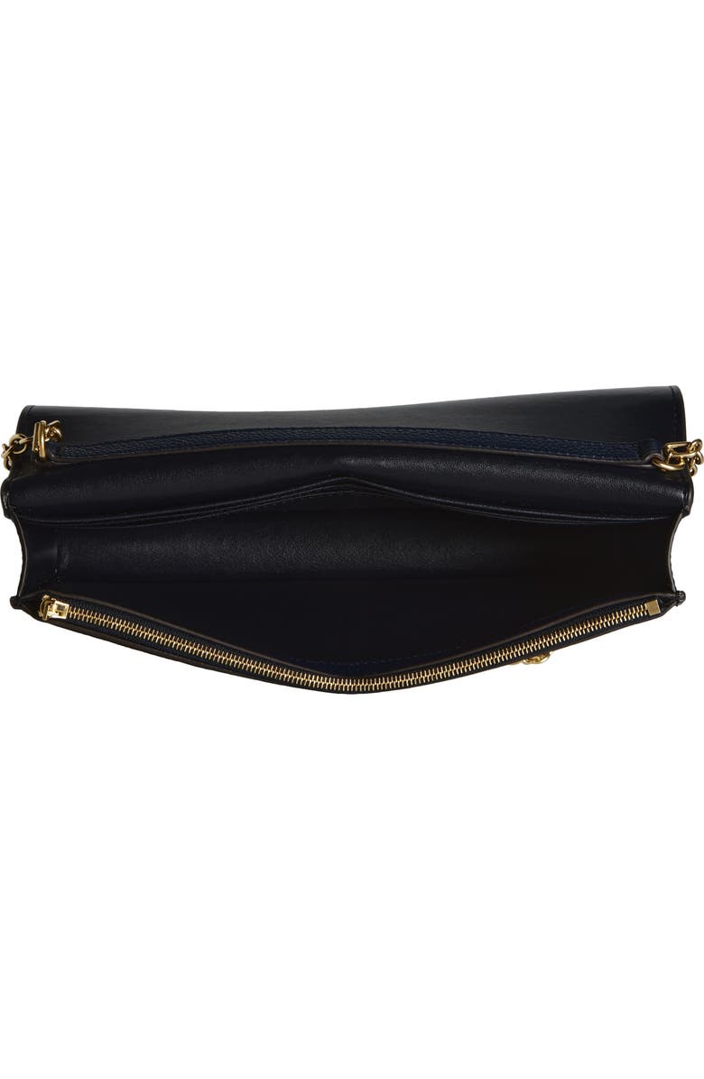 Mulberry Darley Leather Clutch, Alternate, color, Night Sky