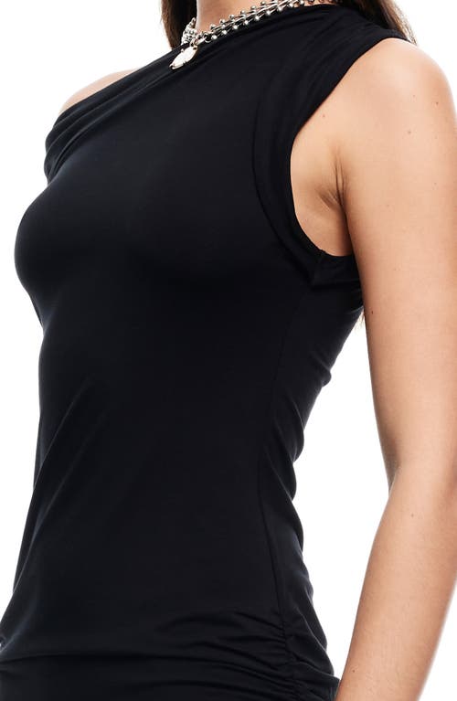 Lioness Rebels One-shoulder Jersey Minidress