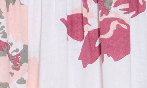 Ellen Tracy Smocked Waist Flared Midi Skirt