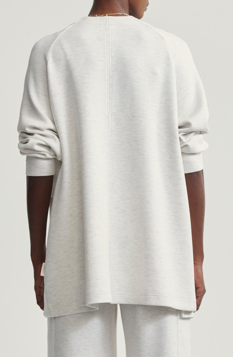 Varley Augusta DoubleSoft<sup>®</sup> Zip-Up Sweatshirt, Alternate, color, Ivory Marl