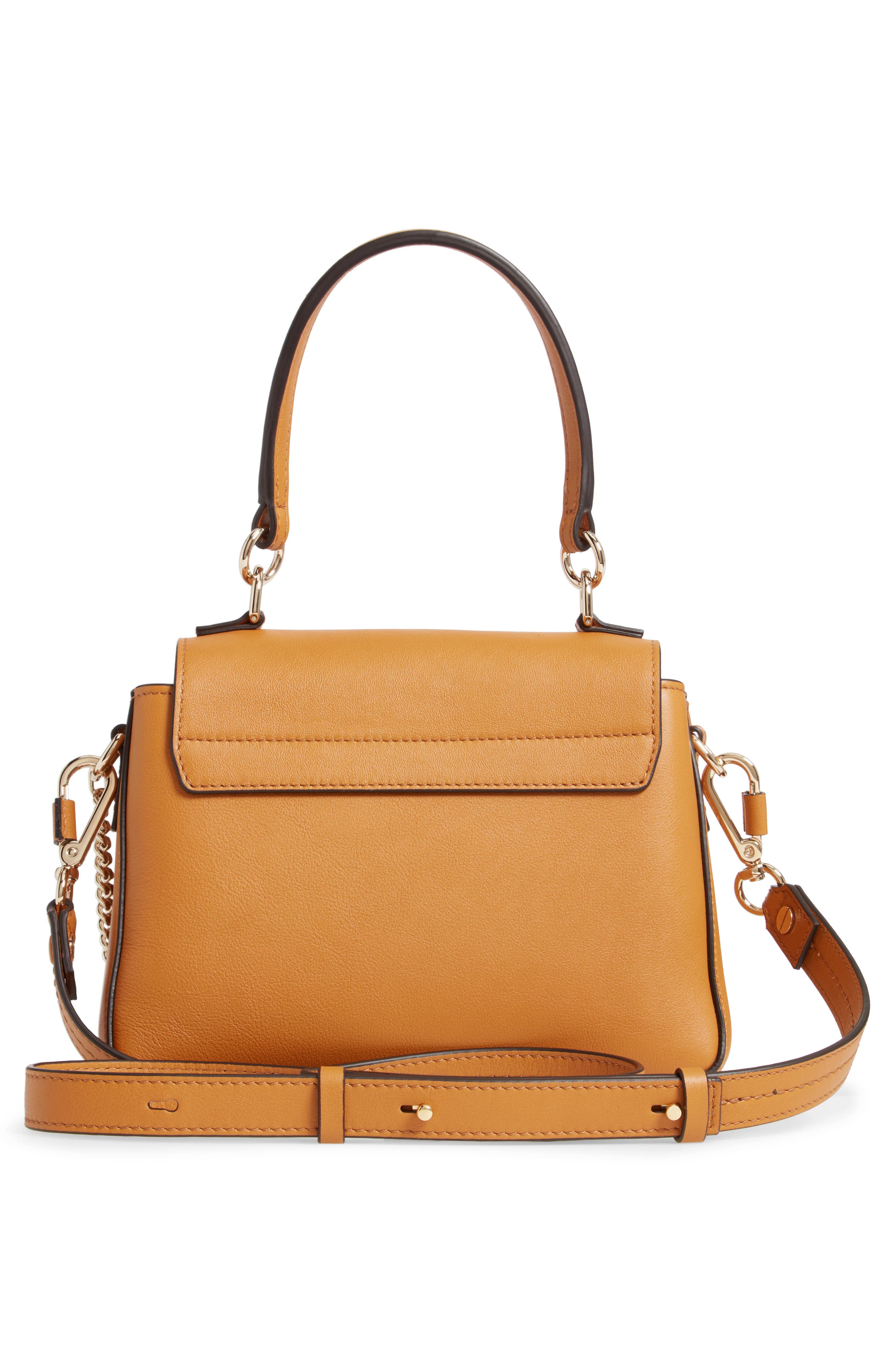 Mini Faye Day Leather Crossbody Bag, Alternate, color, AUTUMNAL BROWN