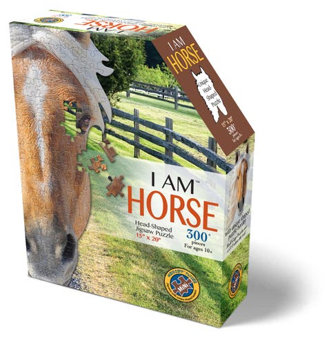 I Am Horse 300 Pieces Animal Shaped Jigsaw Puzzle