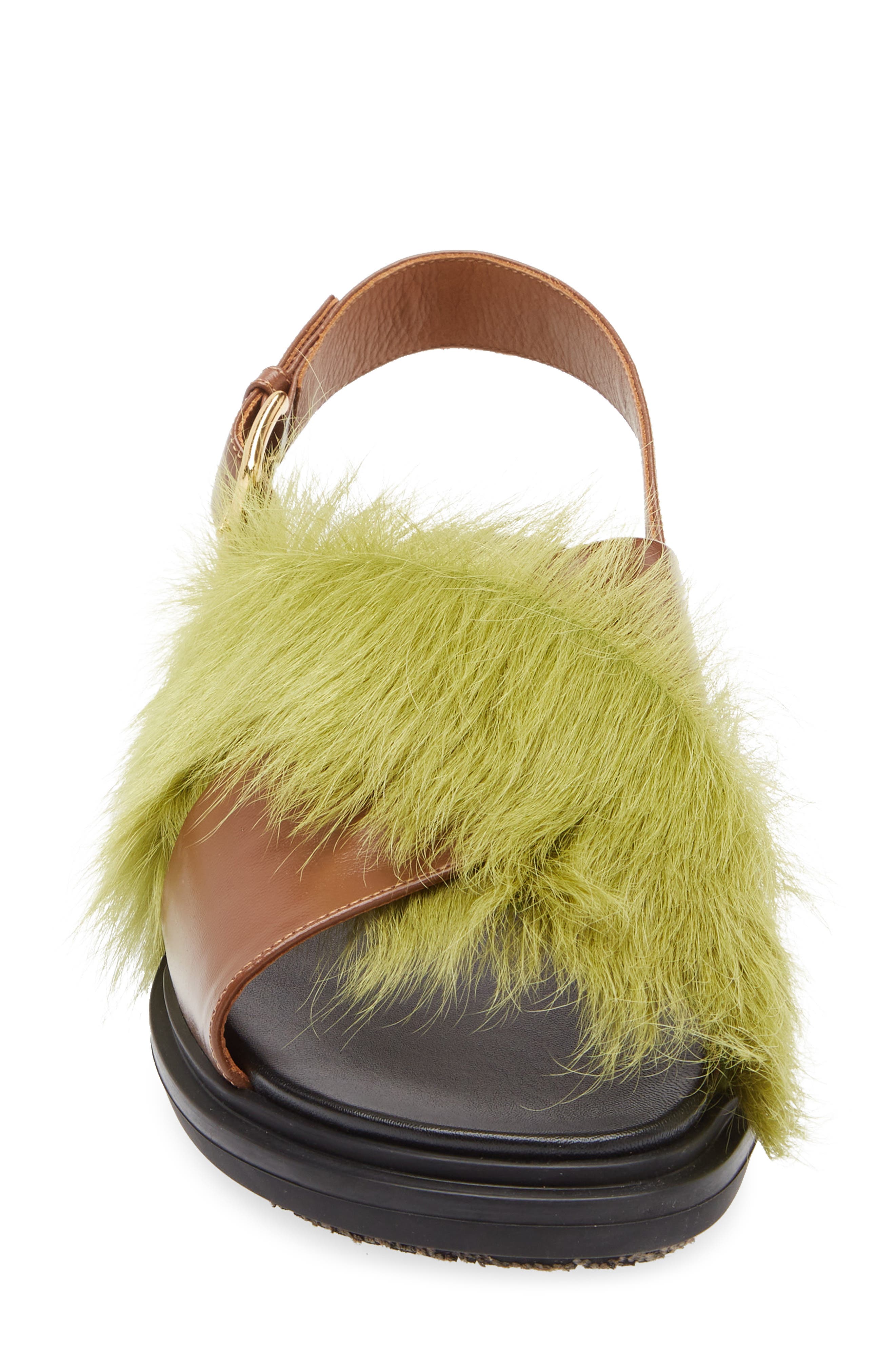 Marni Fussbett Crisscross Slingback Sandal, Alternate, color, Green