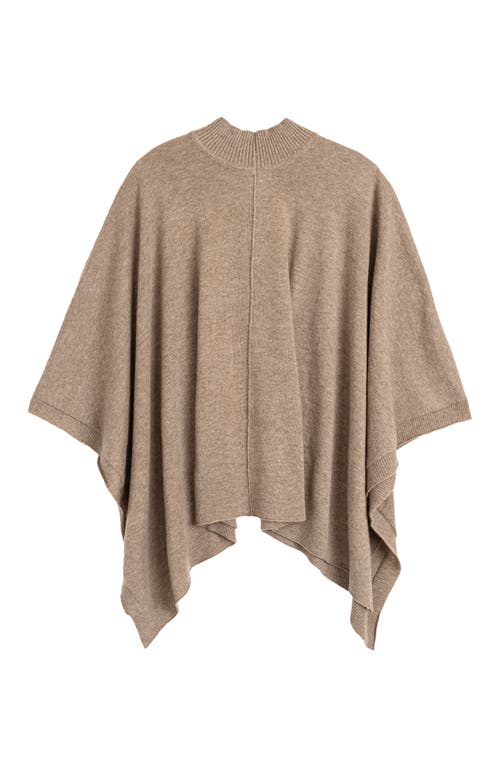 Lauren Ralplh Lauren Knit Poncho In Brown