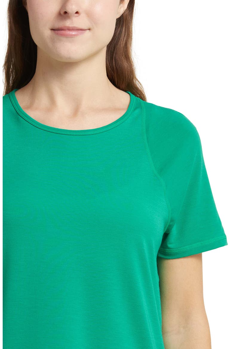 Breathe Easy Run T-Shirt, Alternate, color, VIVID GREEN