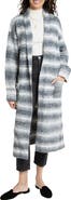 SAACHI Horizontal Stripe Longline Cardigan