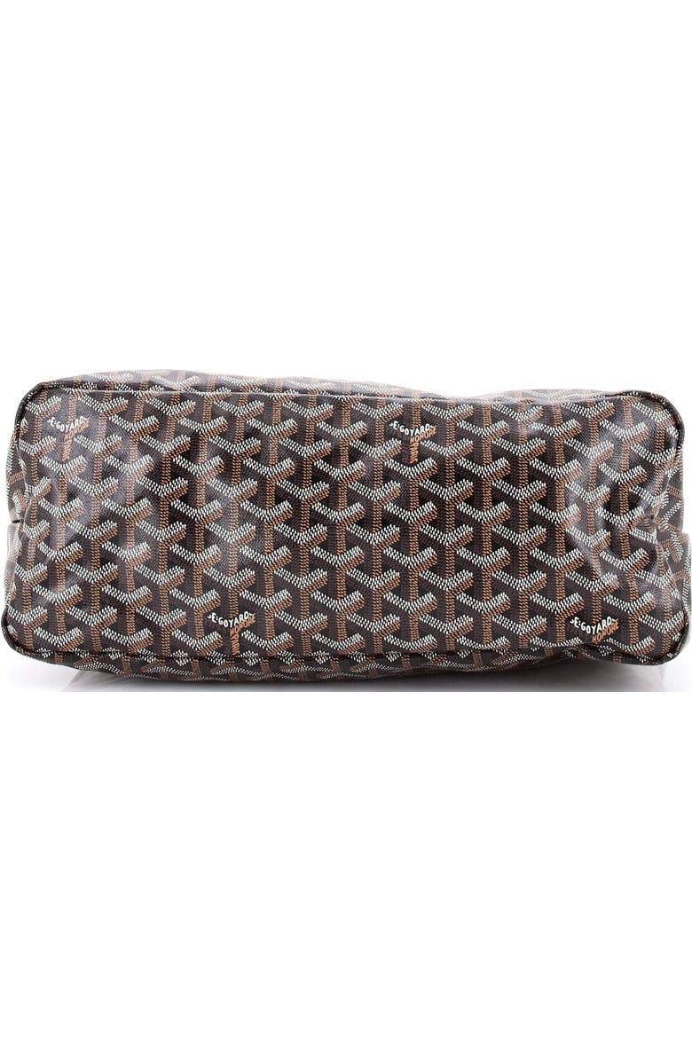 Pre-Owned Goyard Boheme Hobo Coated Canvas, Alternate, color, Black