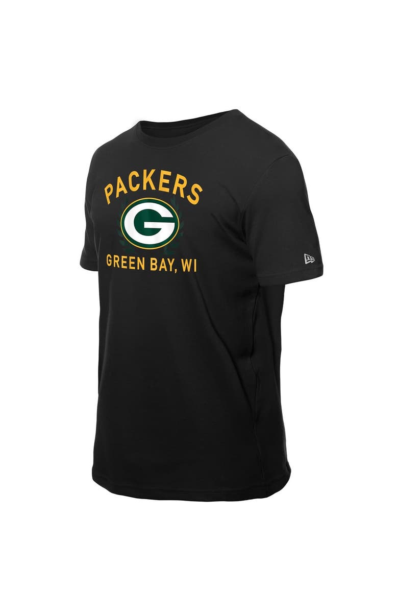 New Era Men's New Era Black Green Bay Packers 2025 NFL Draft T-Shirt, Alternate, color, 