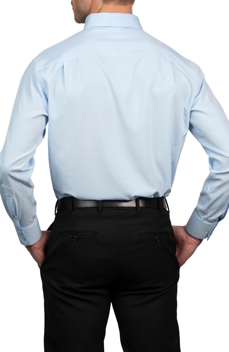 Nautica Solid Regular Fit Stretch Dress Shirt, Alternate, color,