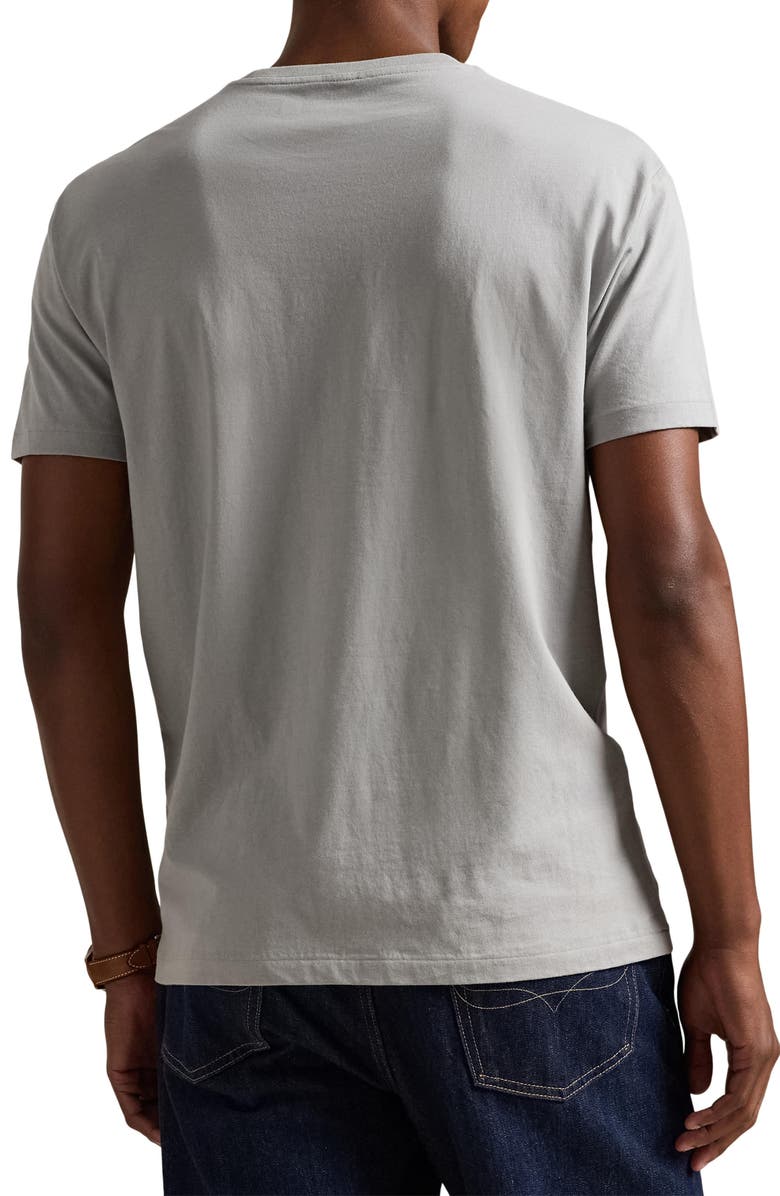 Polo Ralph Lauren Classic Fit Embroidered Logo Jersey T-Shirt, Alternate, color, Soft Grey