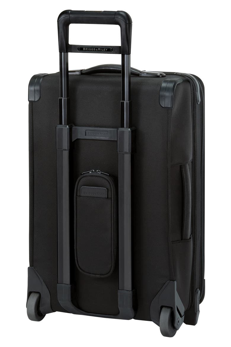 Baseline 22-Inch Expandable Wheeled Carry-On, Alternate, color, BLACK