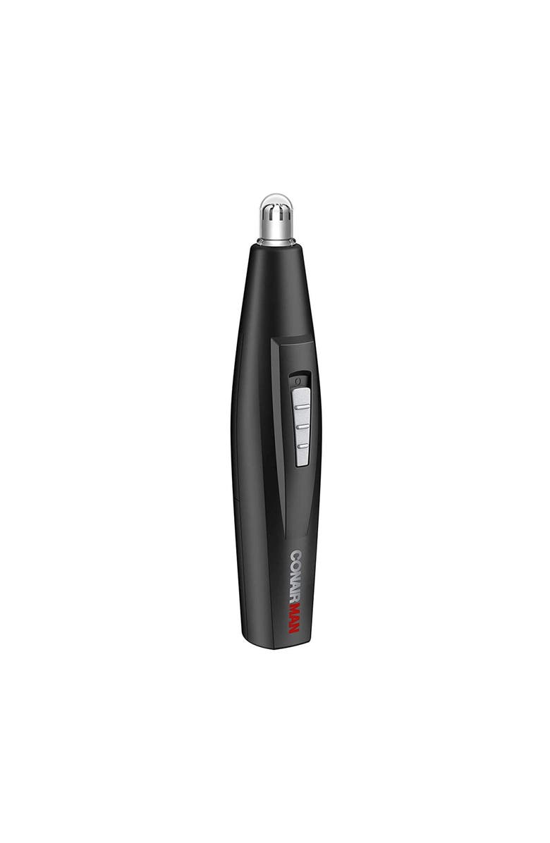 CONAIR Cordless Stainless Steel Nose and Ear Trimmer, Alternate, color, Black