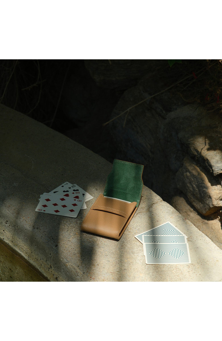 Throwing Doubles The Palmilla - Leather Playing Card Set, Alternate, color, Palmilla