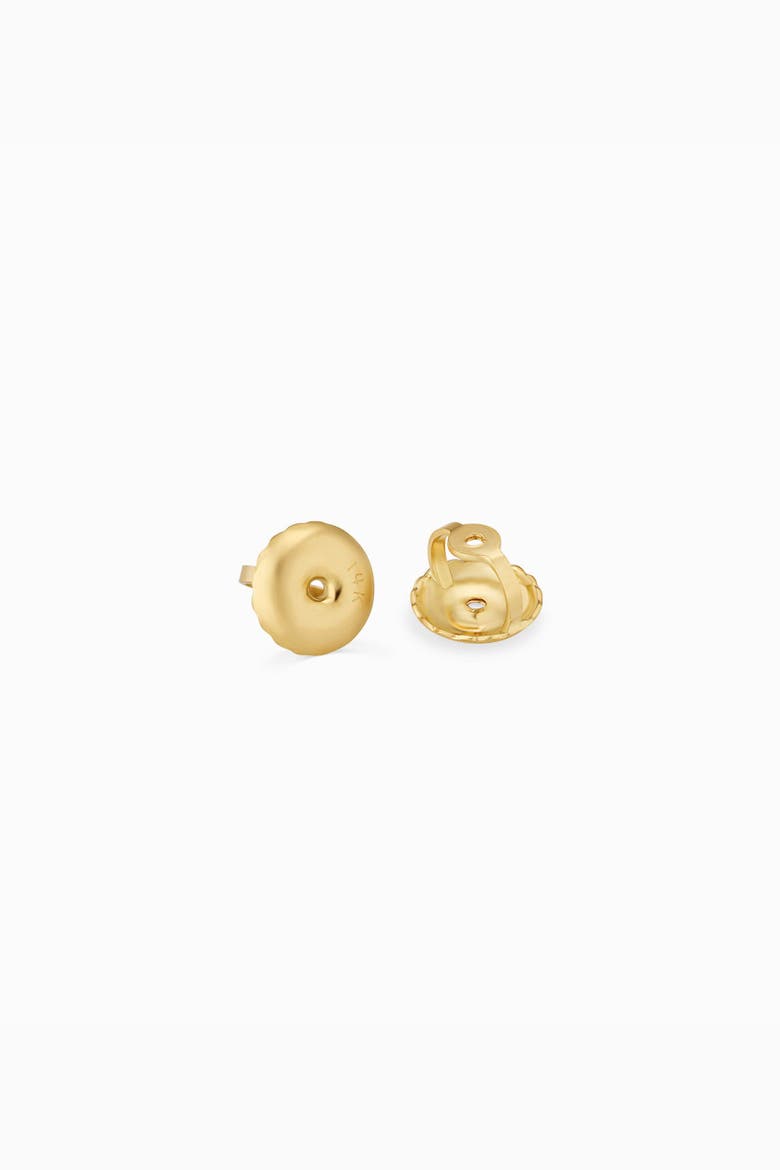 14K Solid Gold Luminous 2 Carat Lab Diamond Classic Studs, Alternate, color, Yellow Gold, Lab Diamonds