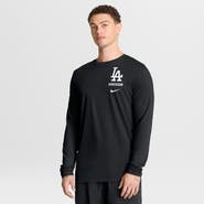 Nike Men's Nike Black Los Angeles Dodgers 2-Hit Legend Dri-FIT Long Sleeve T-Shirt