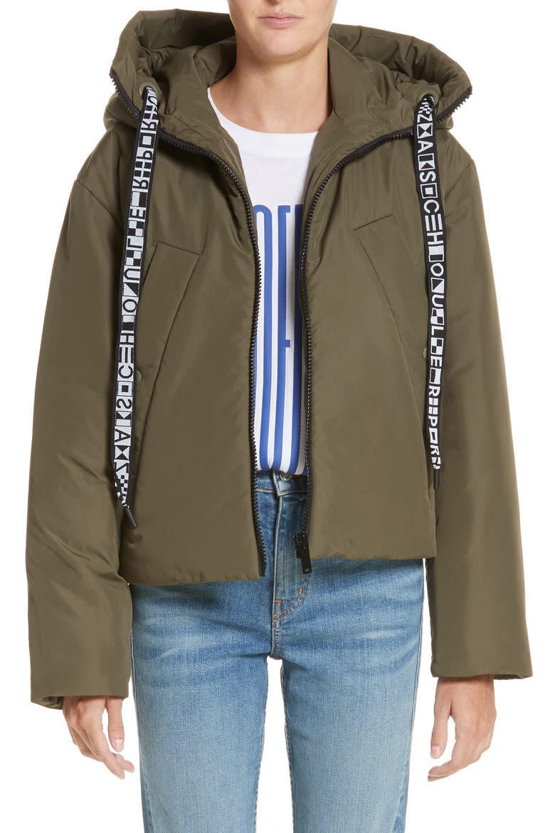 PSWL Padded Short Windbreaker, Main, color, ARMY