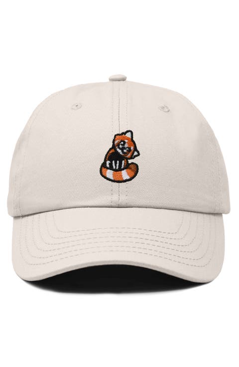 Red Panda Embroidered Dad Hat