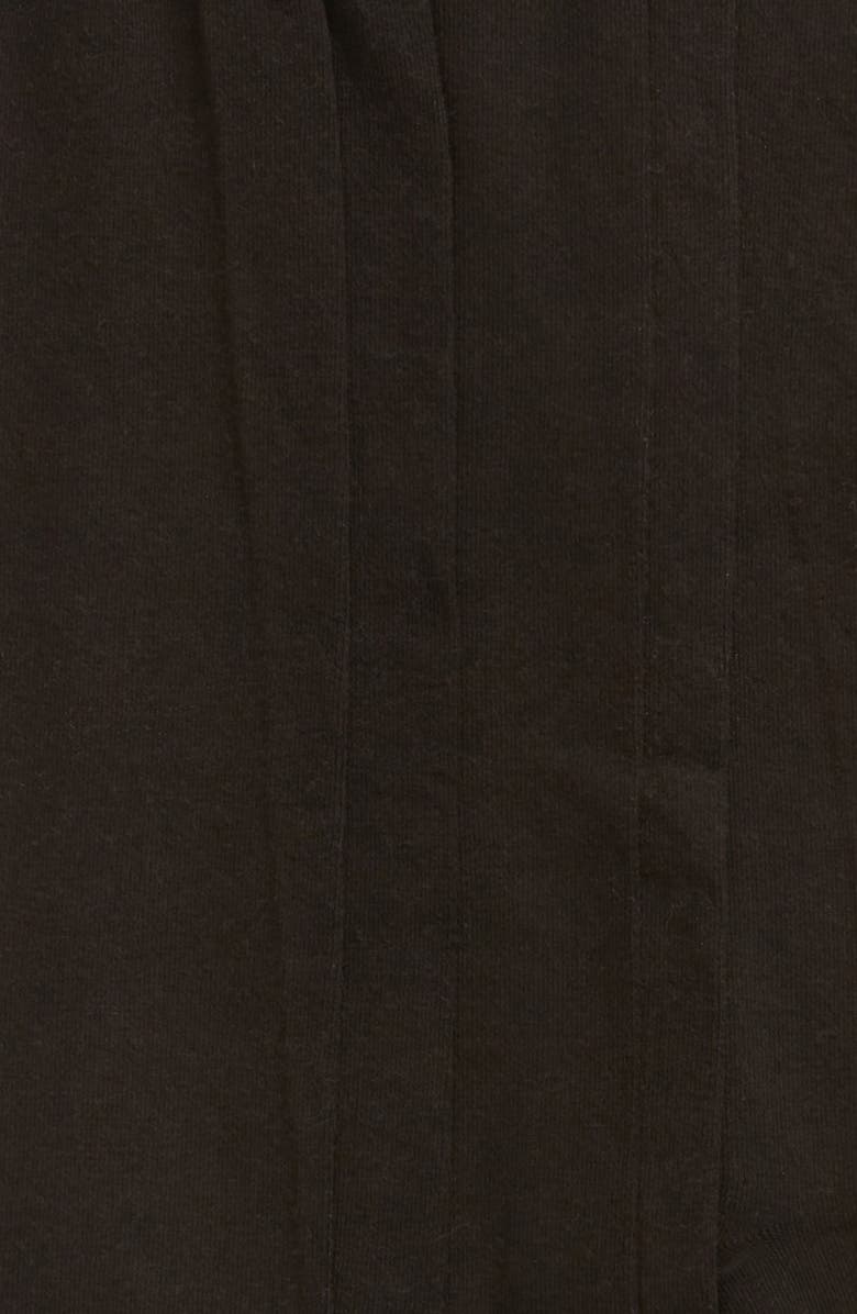 Hue 3-Pack Flat Knit Knee High Socks, Alternate, color, Black