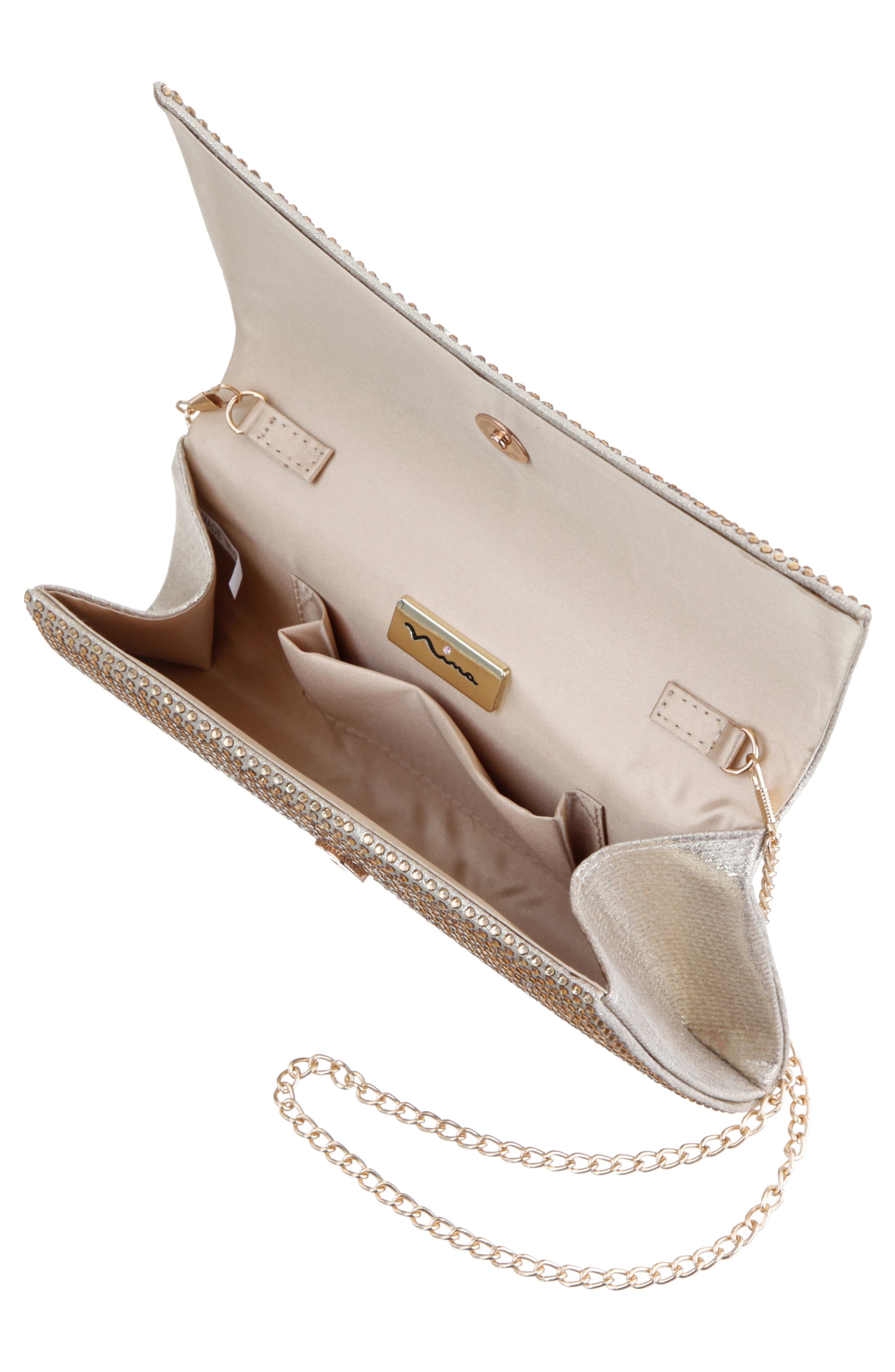 Kallie Clutch, Alternate, color, GOLD