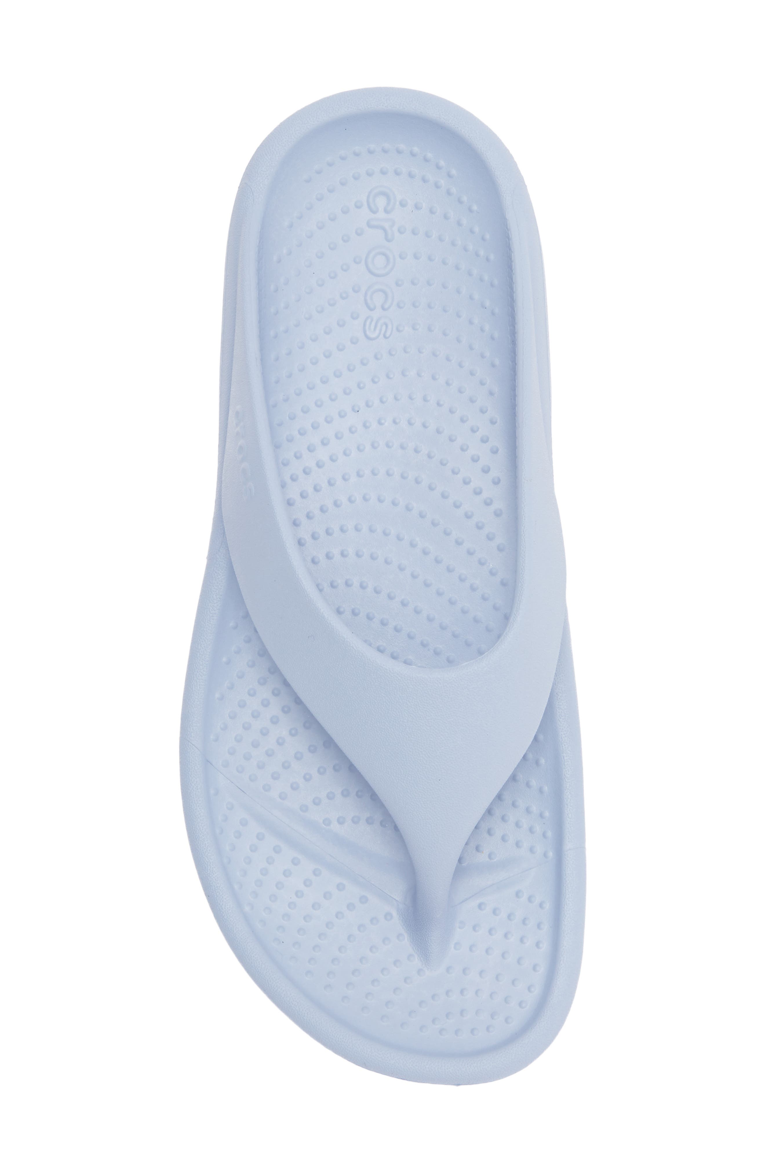CROCS Mellow Recovery Flip Flop Sandal, Alternate, color, Blue Haze