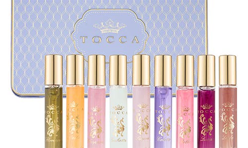 Tocca Luxury Fragrance Wardrobe Discovery Set $121 Value In Transparent