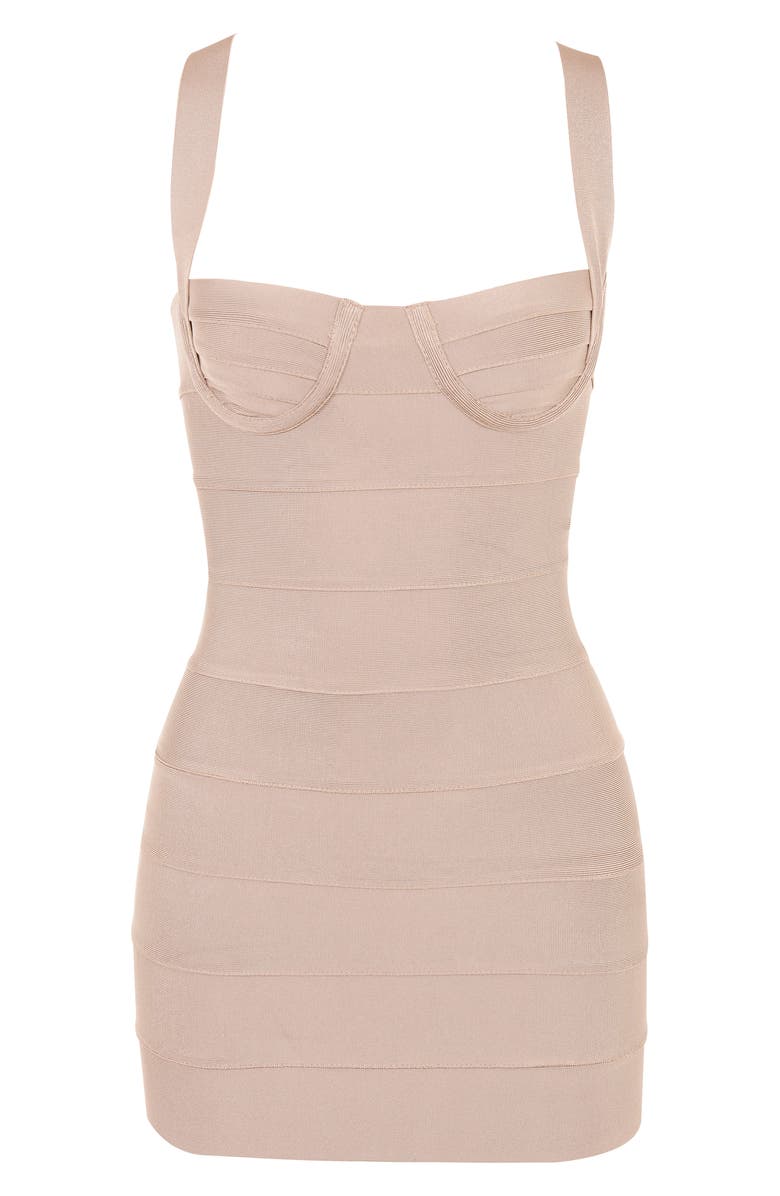 HOUSE OF CB Maliha Halter Neck Underwire Minidress, Alternate, color, 