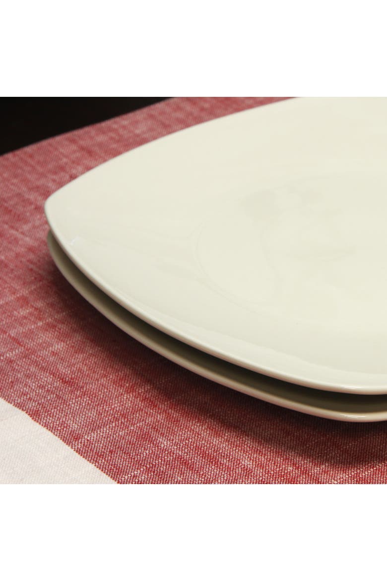 Simplicity Buffetware 8 Piece Dessert Plate, Alternate, color, White
