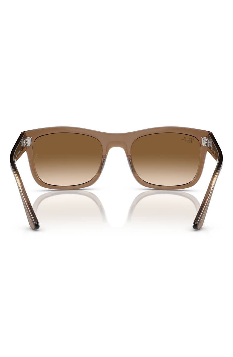 Ray-Ban 56mm Gradient Square Sunglasses, Alternate, color, Brown Gradient