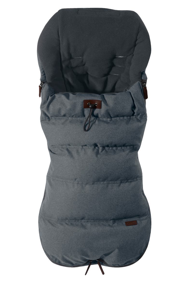 Wave Water Resistant Premium Footmuff, Main, color, SLATE