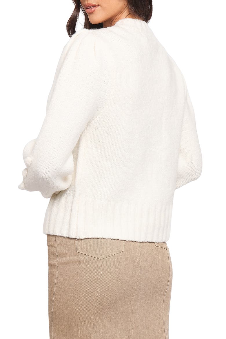 Cleo Floral Cardigan, Alternate, color, CREAM