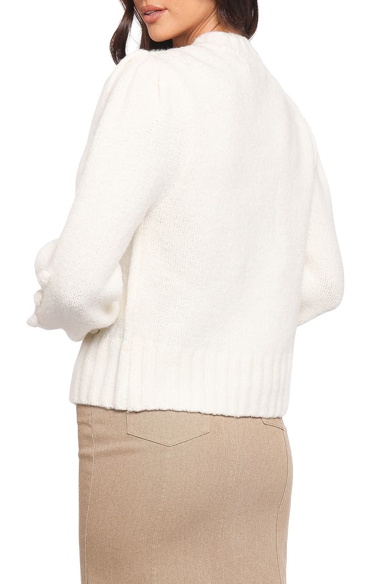 Petal & Pup Cleo Floral Cardigan, Alternate, color, Cream