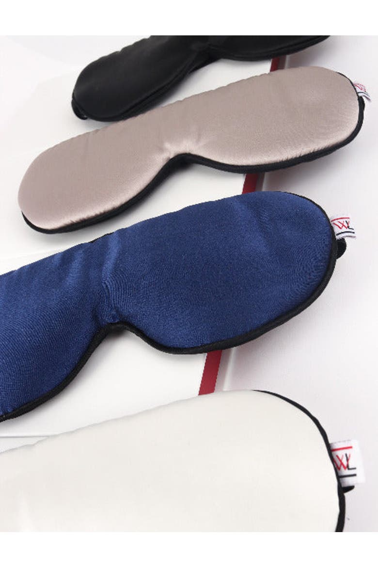Luxurious 100% Mulberry Silk Pillowcase and Eye Mask Set, Alternate, color, Pearl Grey
