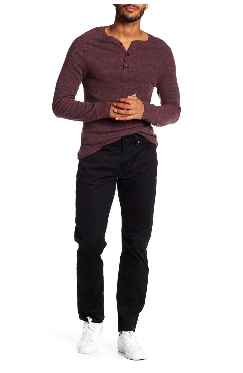 Lucky Brand 121<sup>®</sup> Heritage Slim Straight Leg Pants, Alternate, color, Black- Blak