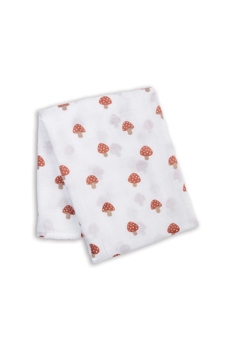 Cotton Muslin Swaddle, Alternate, color, Peaches