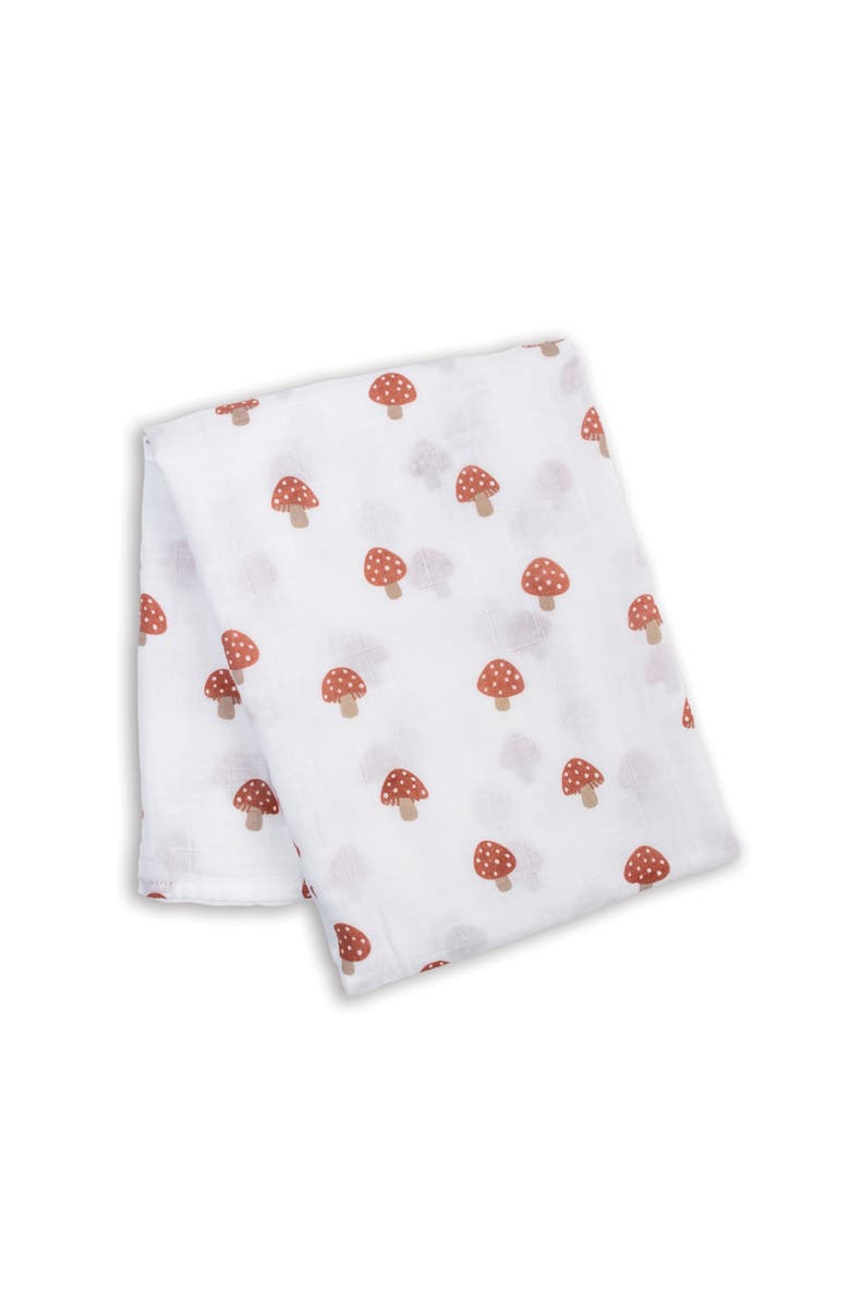 Lulujo Cotton Muslin Swaddle, Alternate, color, Peaches