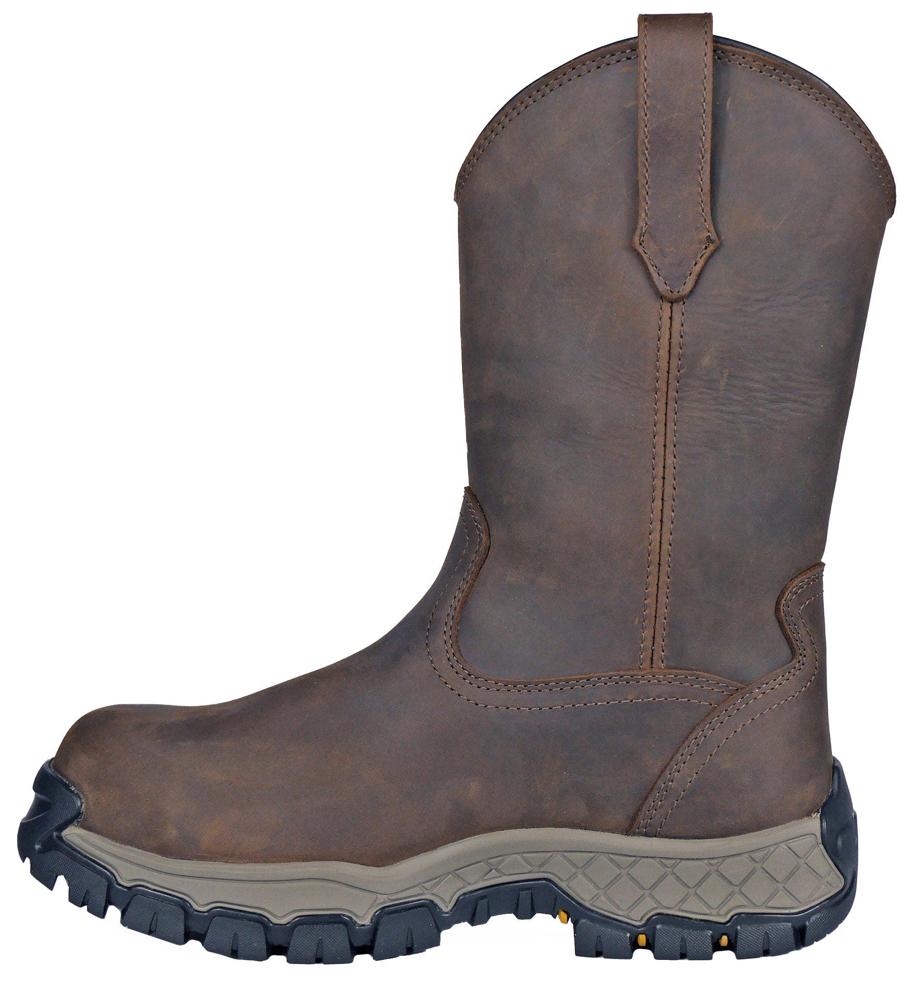 Hoss Boot Company HOSS Recon 11 Inch Composite Toe Wellington Work Boot, Alternate, color, Brown