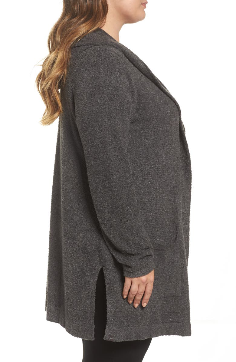 Barefoot Dreams<sup>®</sup> CozyChic Lite<sup>®</sup> Coastal Hooded Cardigan, Alternate, color, 