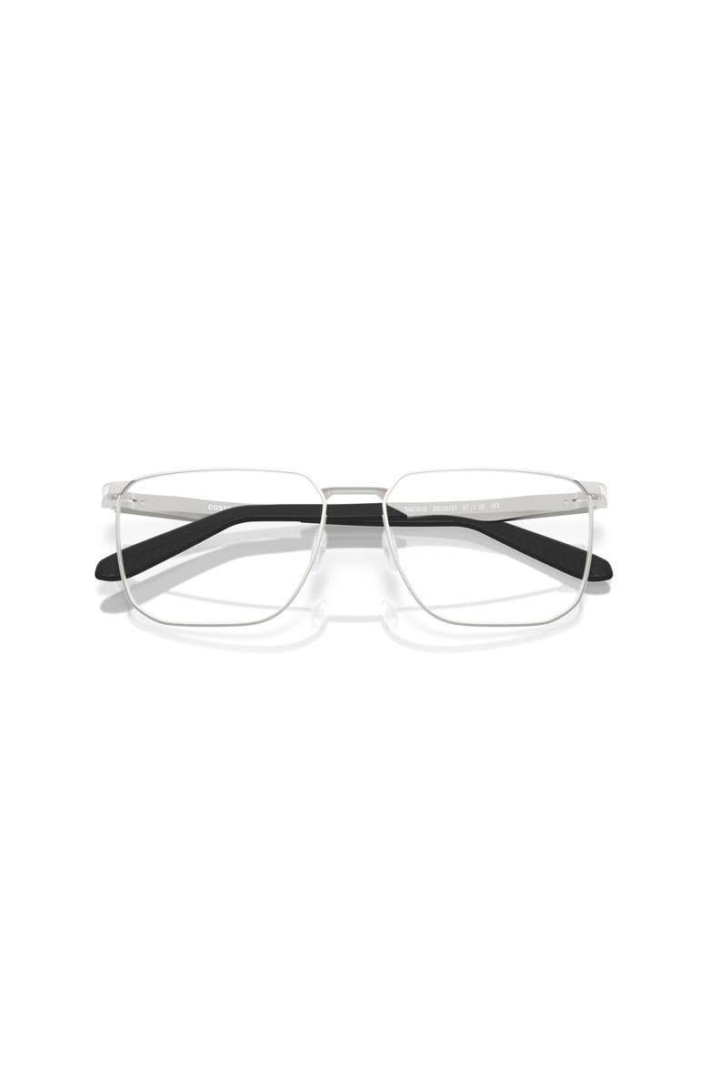 Costa 55mm Square optical glasses, Alternate, color, Silver