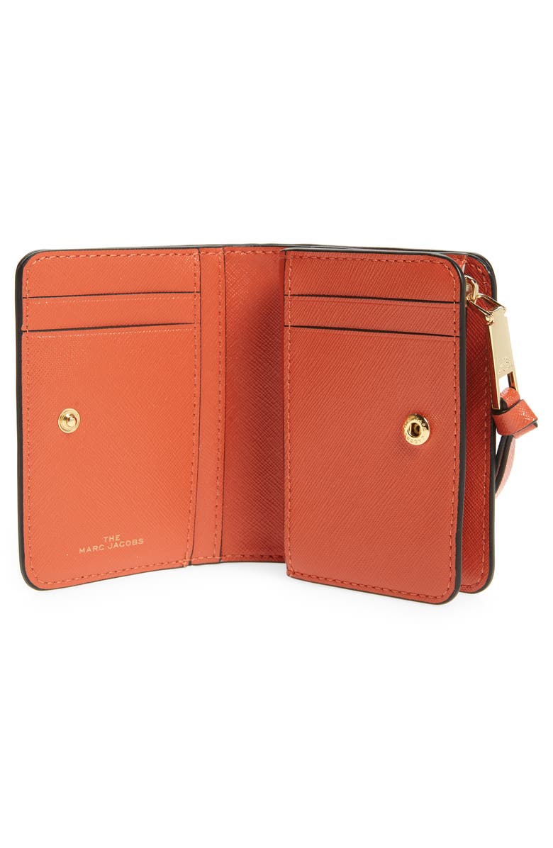 Marc Jacobs Mini Leather Compact Wallet, Alternate, color,