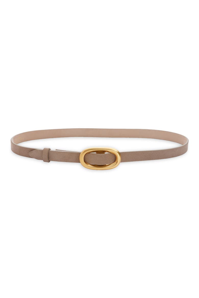 Harper Leather Belt, Main, color, DARK BEIGE