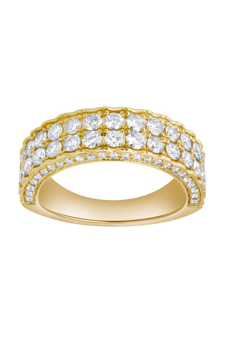 Majesta 2.30 Cts Natural Diamond Band 14K Gold Ring, Main, color, 14K Yellow Gold