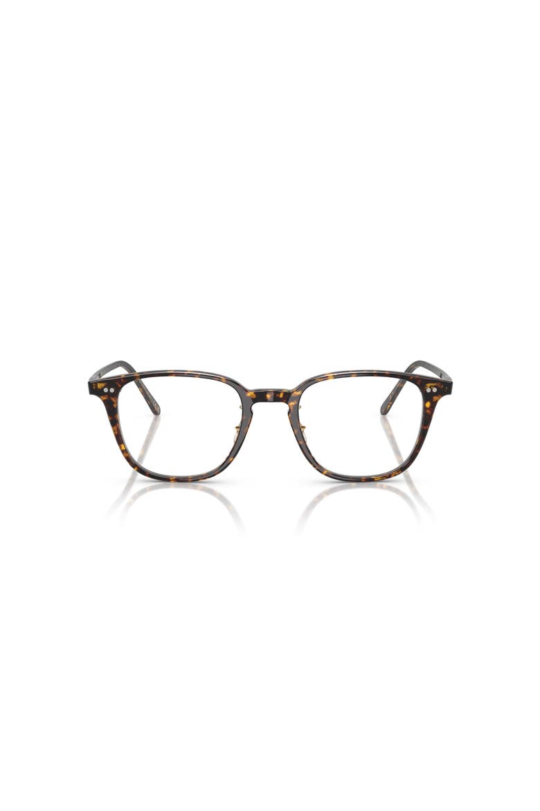 49mm Square optical glasses, Alternate, color, Tortoise