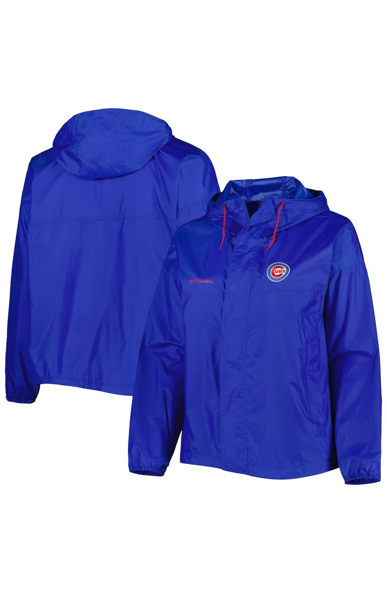 Columbia Women's Columbia Royal Chicago Cubs Plus Size Flash Challenger Windbreaker Jacket, Main, color, 