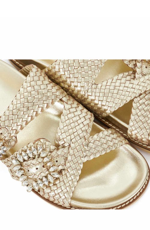 Dune London Lulos Sandal In Gold