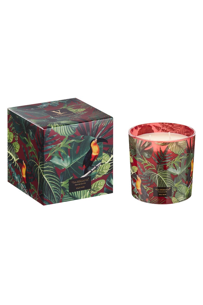 Vila Jungletropia Candle In A Jar, Main, color, Wild Musk