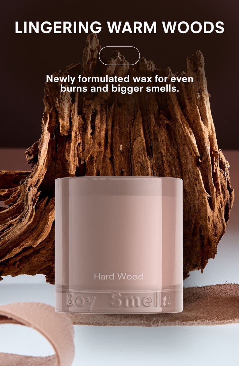 Boy Smells Hard Wood Candle, Alternate, color, 