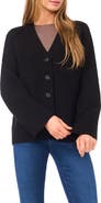 Halogen® Raglan Sleeve V-Neck Cardigan