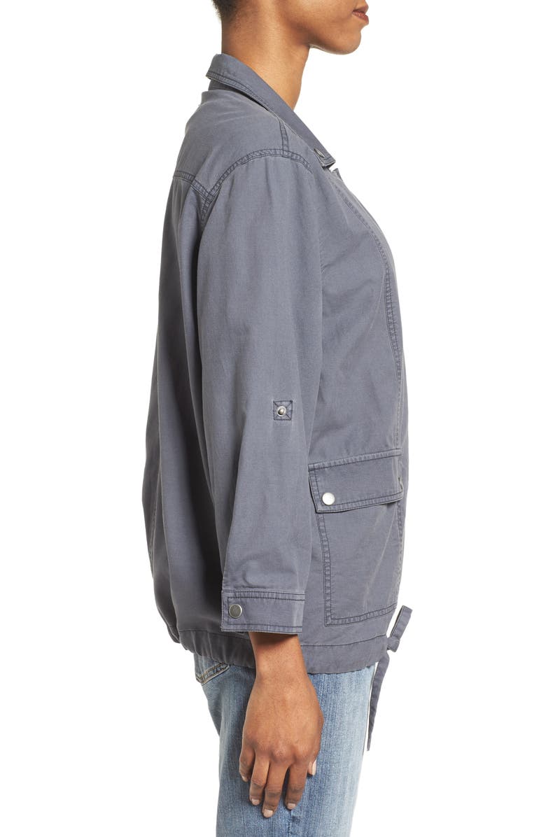 Caslon<sup>®</sup> Roll Sleeve Utility Jacket, Alternate, color, 